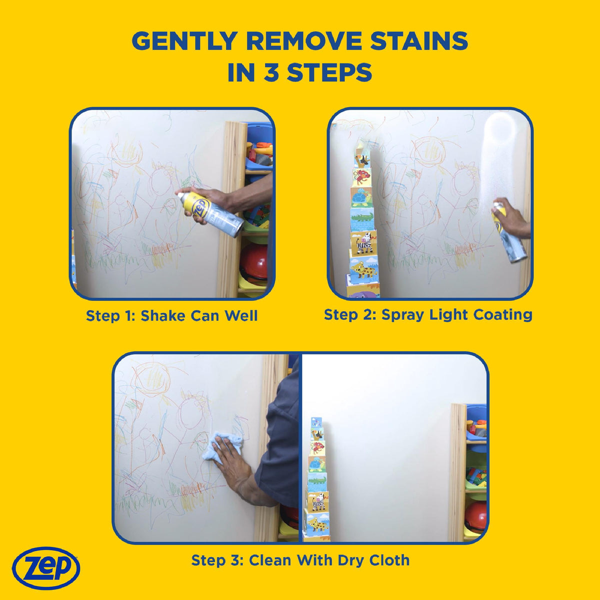 Zep No Scent Wall Cleaner Foam 18 oz