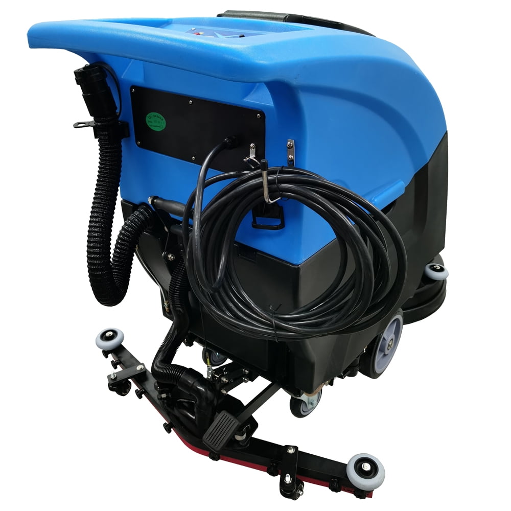 Commercial Auto Floor Scrubber Machine 20" Brush 160RPM Brush Speed 23.5 Gallons of Dual Tanks 110V