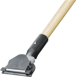 Industrial Dust Mop Kit – Includes 60 Inch Blue Twisted Closed Loop Mop Head, Wood Handle, and Heavy-Duty Wire Frame – Commercial Grade for Janitorial & Facility Cleaning