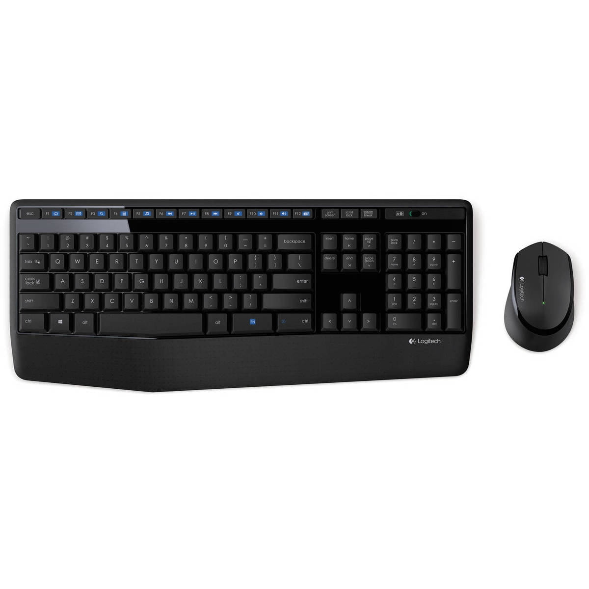 Logitech MK345 Wireless Combo with Full-Size Keyboard and Right-Handed Mouse -
