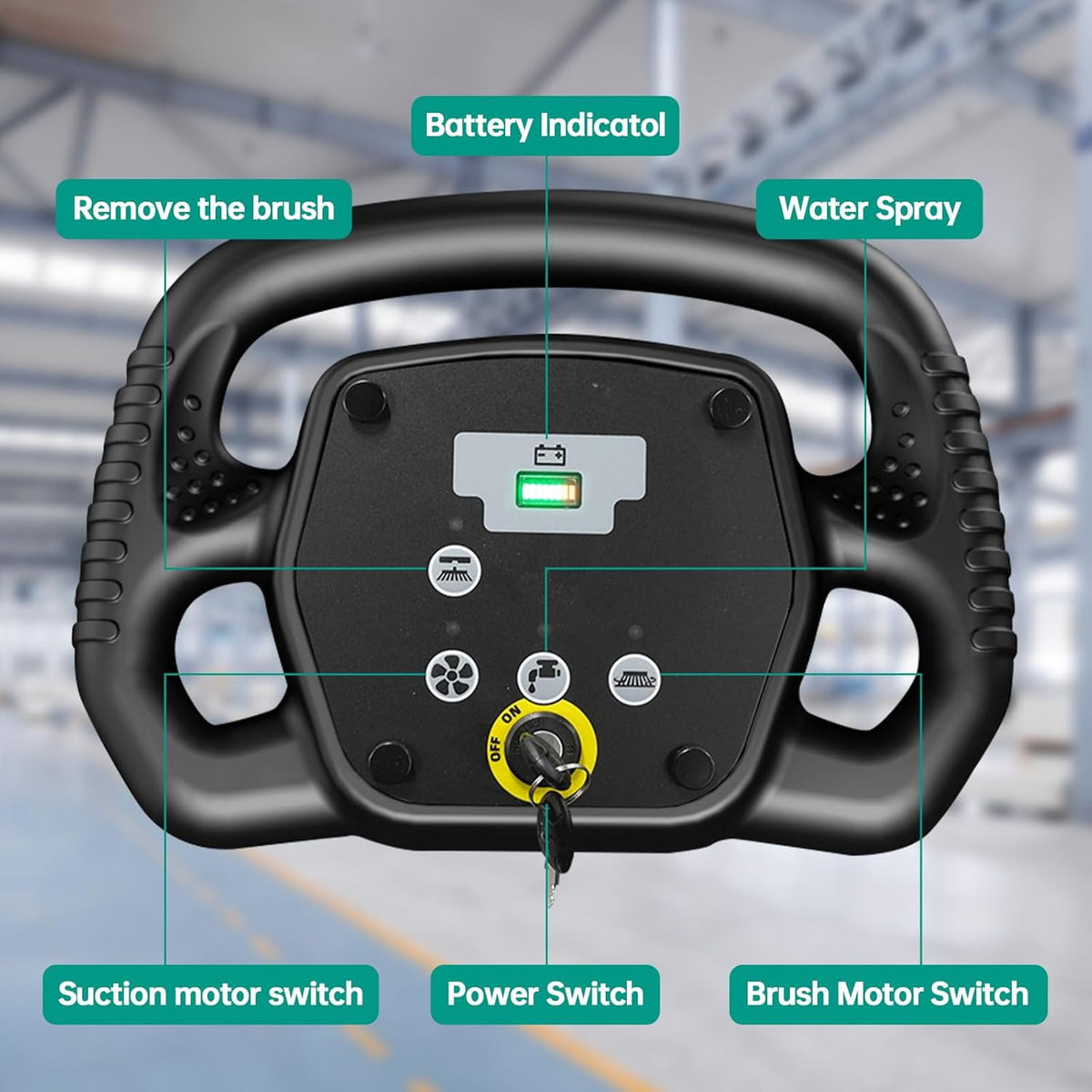 Reliancer Floor Scrubber Machine, Commercial & Industrial Floor Cleaning Machine