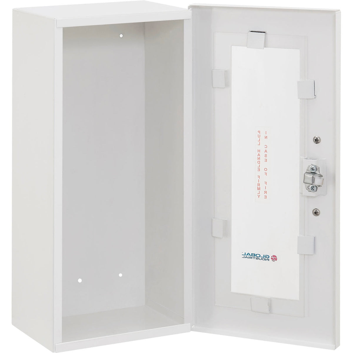 Global Industrial Fire Extinguisher Cabinet, Surface Mount, Fits 2-1/2-5 Lbs.
