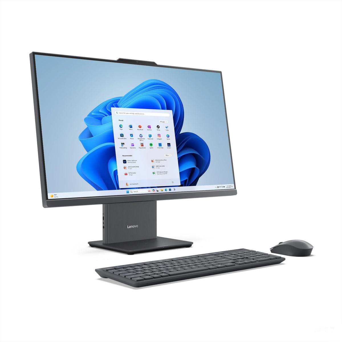 Lenovo IdeaCentre 27" FHD Non-Touch All-In-One Windows Desktop Core i5-13420H, 16GB, 512GB, Luna Grey F0HM00HCUS