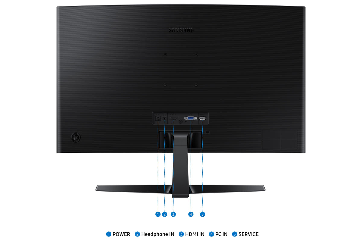 Samsung 27" Essential S3 (S36GD) FHD 100Hz Curved Monitor - LS27D36DGANXZA
