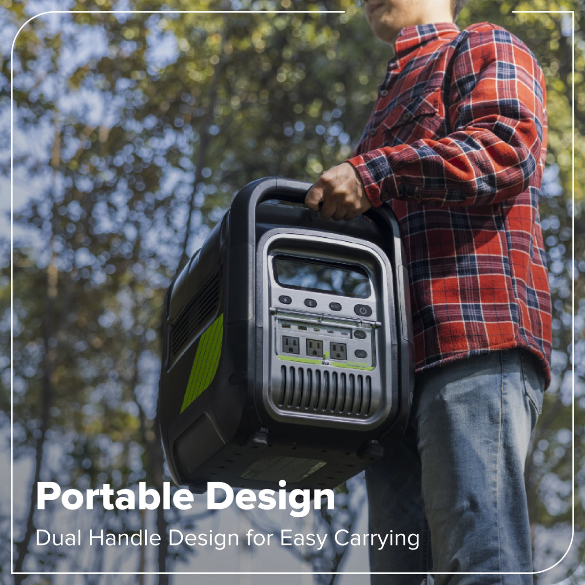 Greenworks 60V 2000W 4-Slot Portable Power Station Battery Inverter