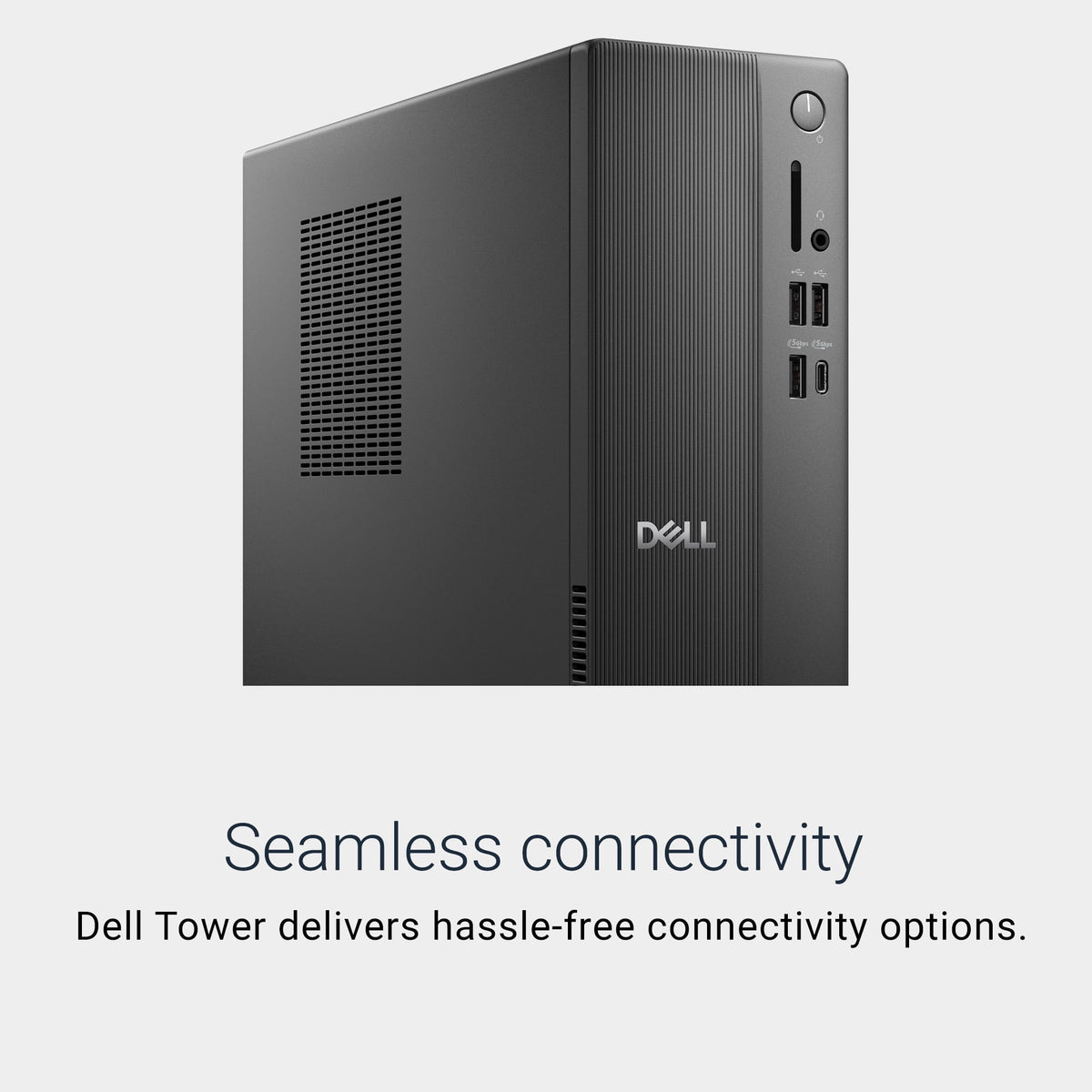 Dell Slim Desktop ECS1250 - Intel Core Ultra 7-265 Processor, Intel UHD Graphics, 16GB DDR5 5600MT/s Memory, 512GB M.2 SSD