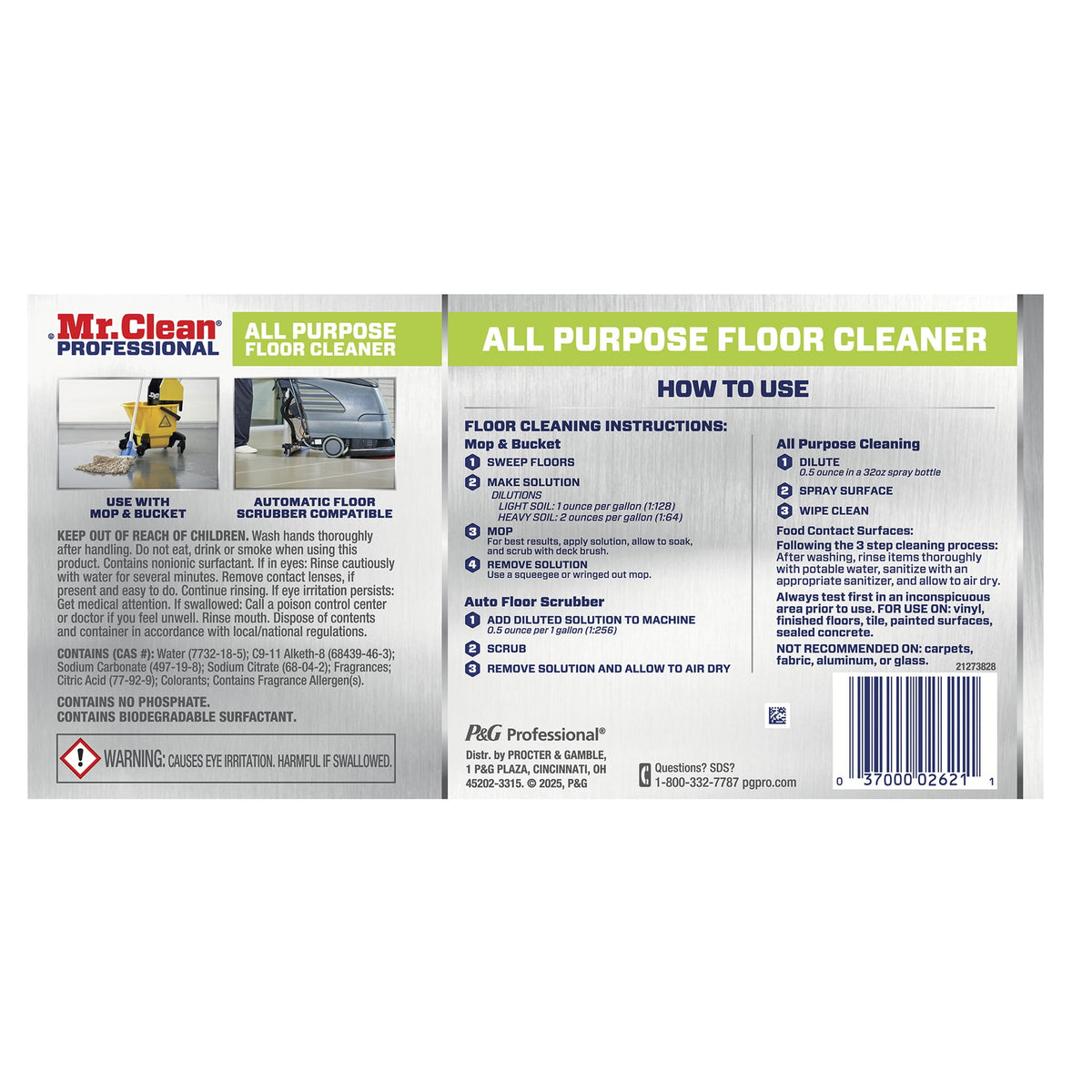 Mr. Clean Professional All Purpose Floor Cleaner, 1 Gallon