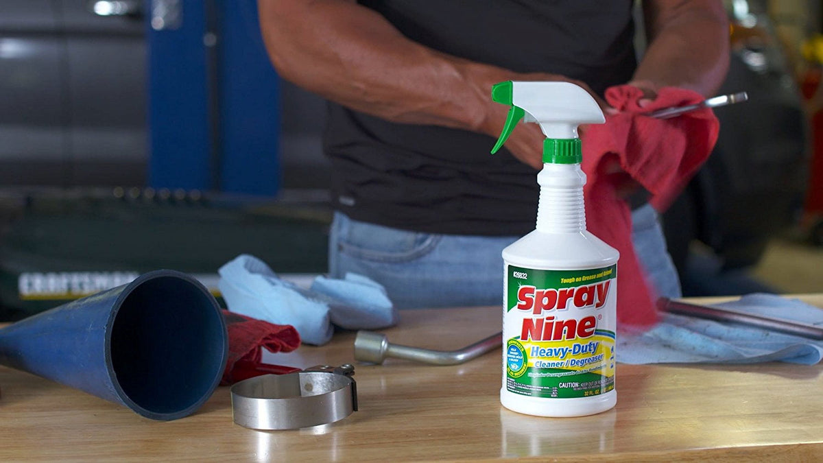 Spray Nine Heavy Duty Cleaner, Degreaser & Disinfectant for Kitchens, Bathrooms, Yard Equipment, Automotive & Industrial - Refill for Spray Bottle 5 Gallon Pail (Pack of 1) - 26805