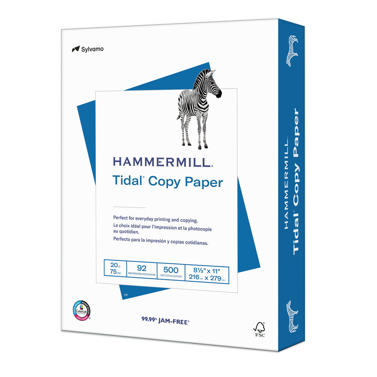 Hammermill Tidal Printer Paper, 20 lb, 8. 5 x 11, 10 Ream Case (5,000 Sheets), White