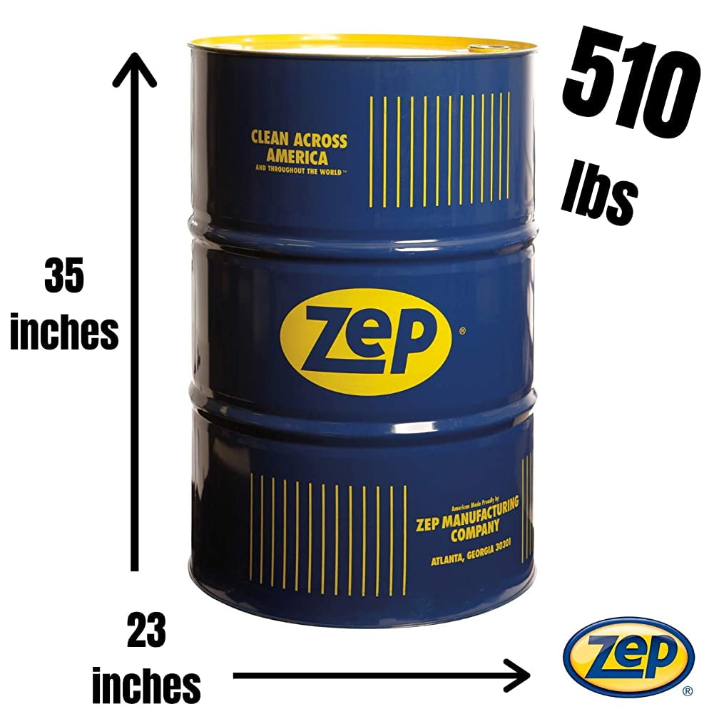 Zep Big Orange-E Citrus Industrial Degreaser and Graffiti Remover - 55 Gallon (1 Unit) 48585 - Dilutes Easily with Water, Biodegradable Solvents Clean and Deodorize