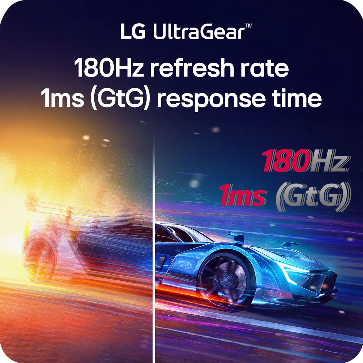 LG 32" UltraGear QHD 1440p AMD FreeSync Curved Gaming Monitor, 180Hz, 1ms, Black, 32G60WA-B