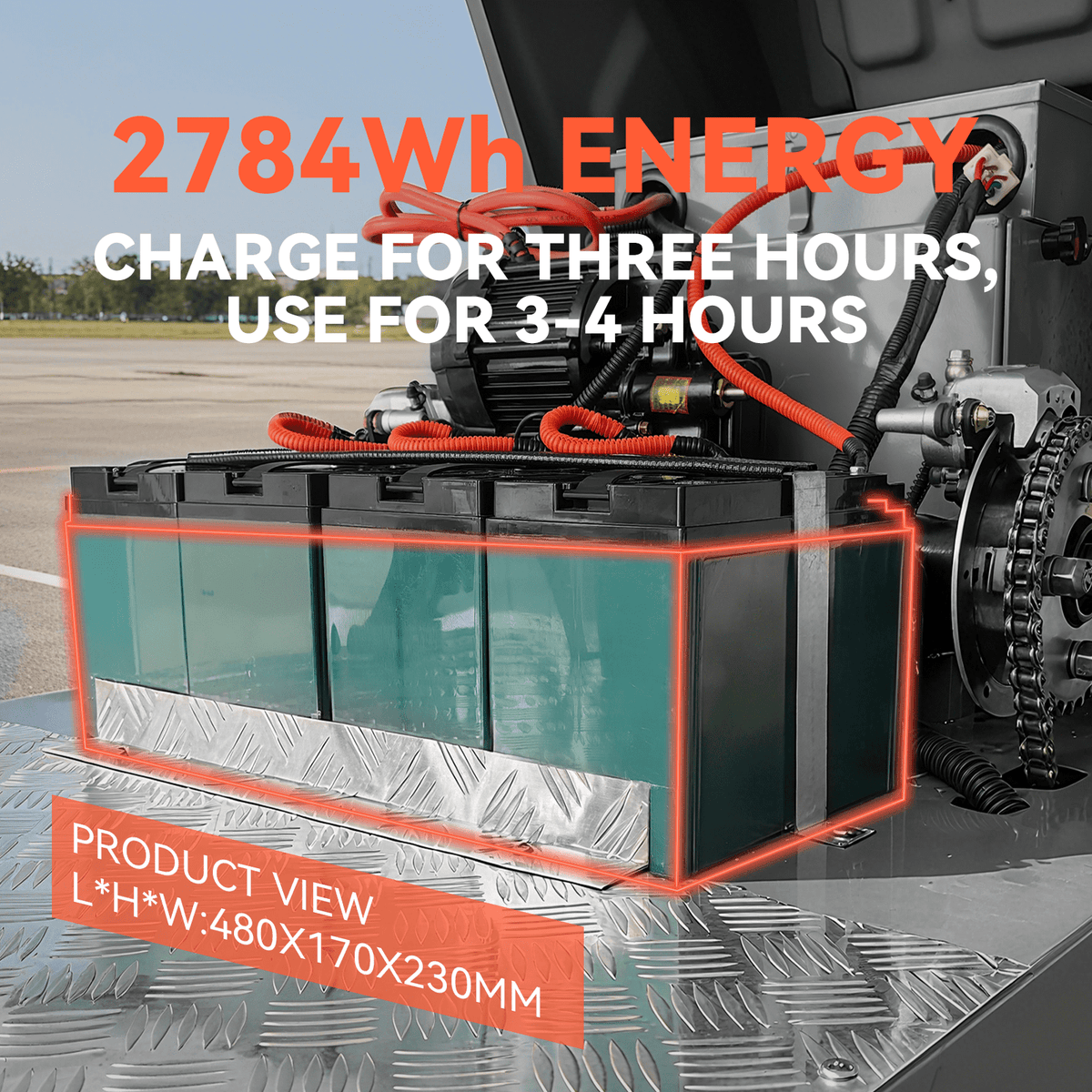 POHIR 50.4" Ride-On Industrial Floor Sweeper, 92,600 Sq Ft/H, 26.5 gal Hopper, 800W Brushless Motor, Commercial Cleaning Machine for Warehouse Factory Parking Lot