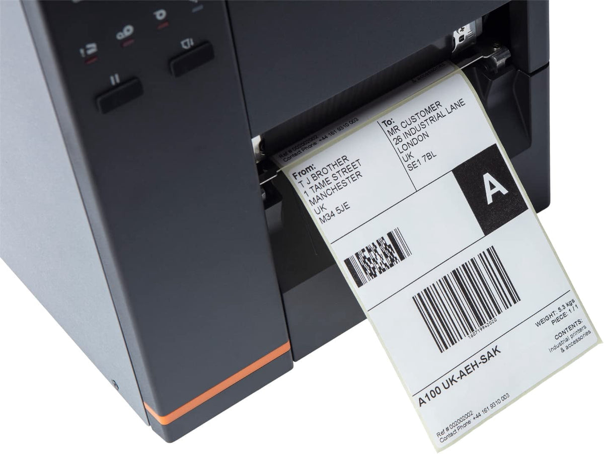 Brother TJ-4010TN Industrial Barcode Label Printer with Basic Control Panel