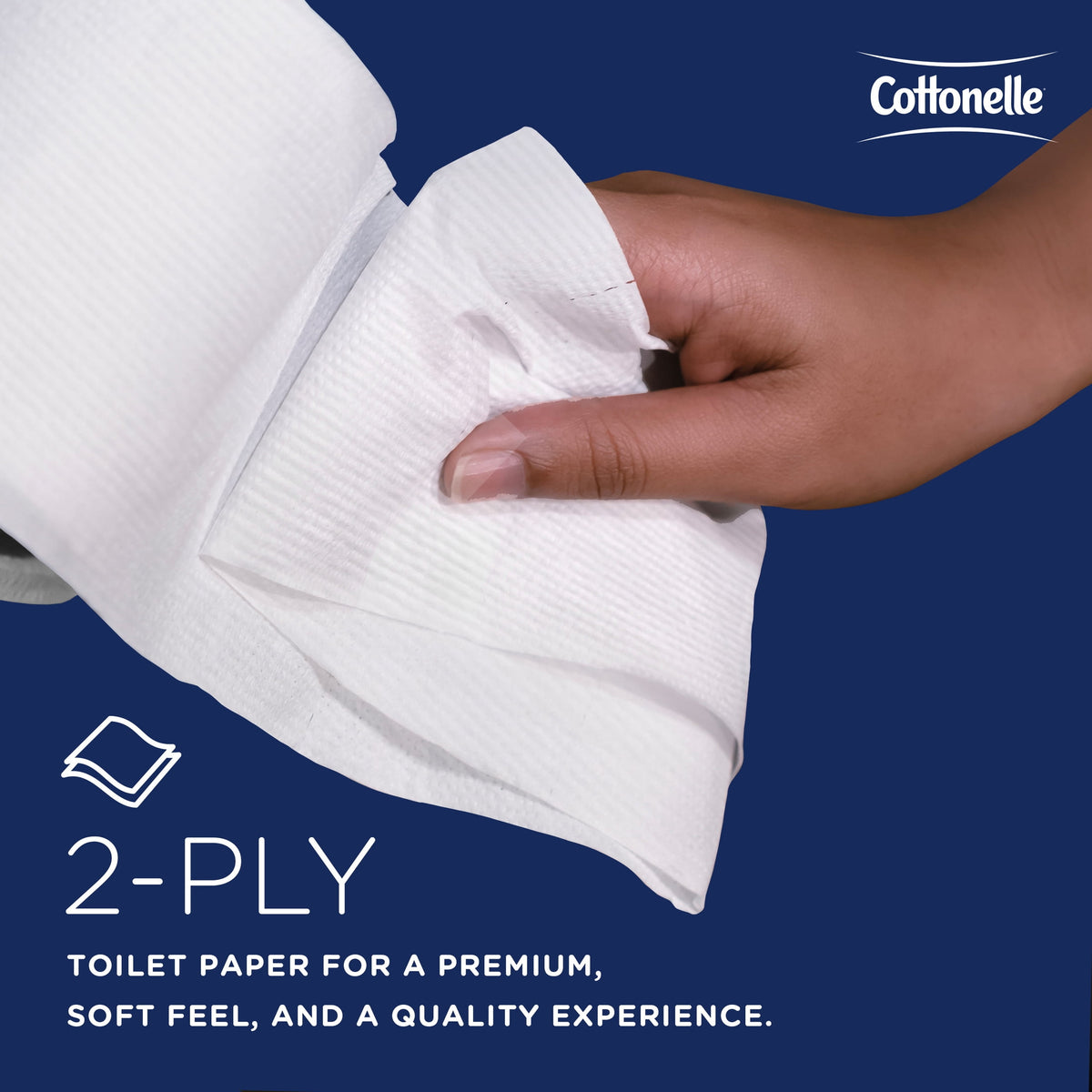 Cottonelle Professional Standard Roll Toilet Paper, Bulk (17713), 2-Ply, White (60 Rolls of 451 Sheets, 27,060 Sheet Total)