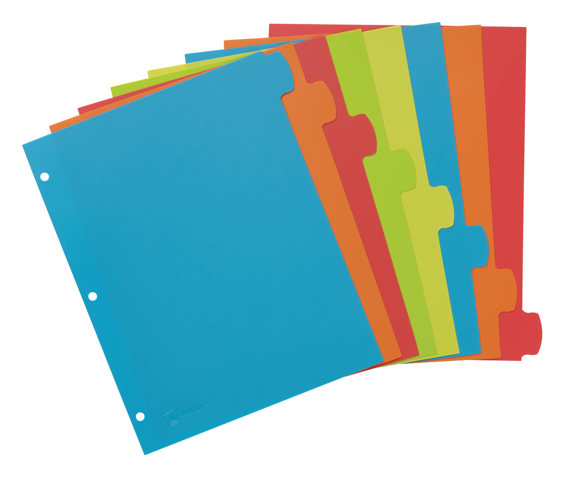 Avery Big Tab Write & Erase Plastic Dividers, 8 Tabs (16130)