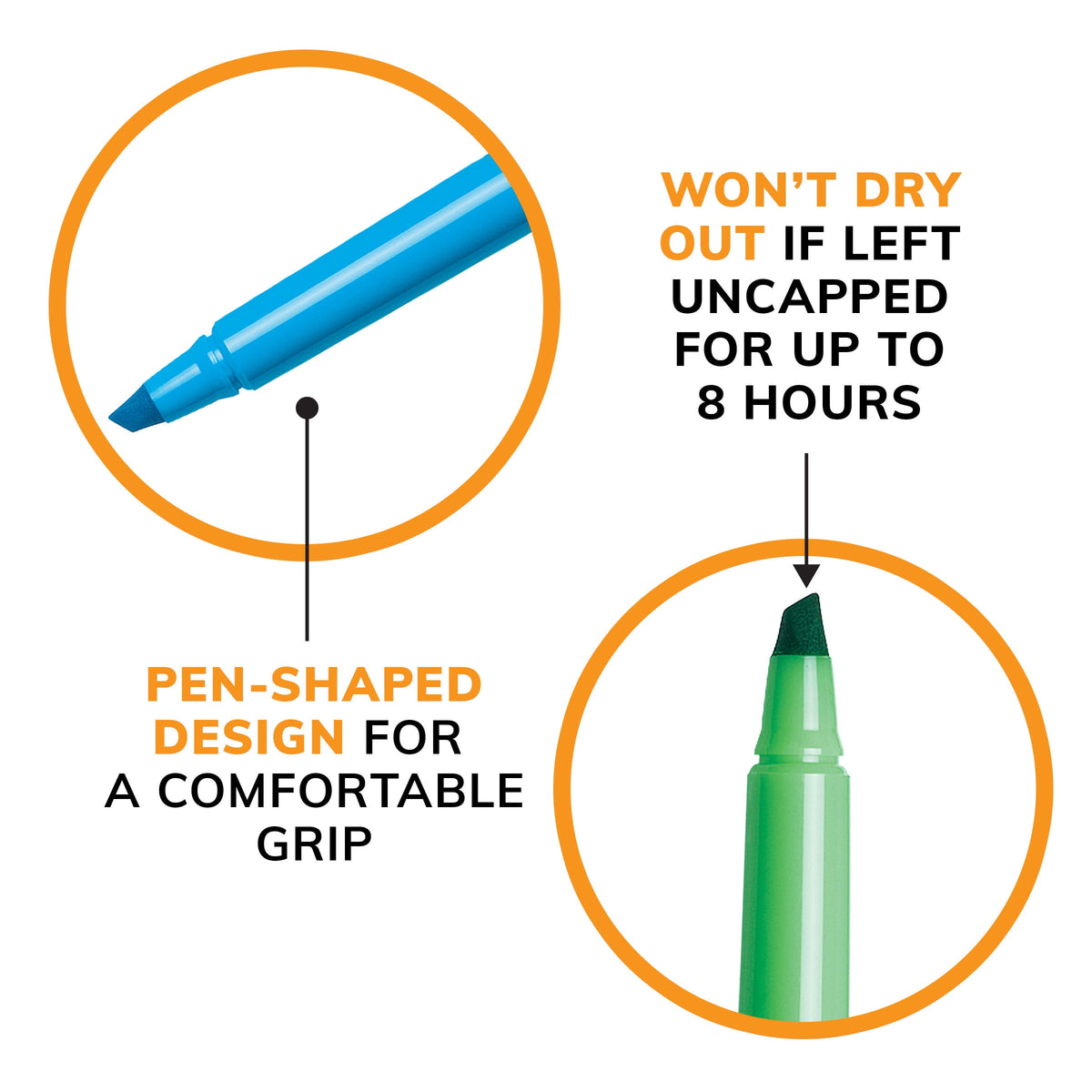 BIC Brite Liner Highlighter, Chisel Point, School Supplies, Assorted Colors, 5-Count