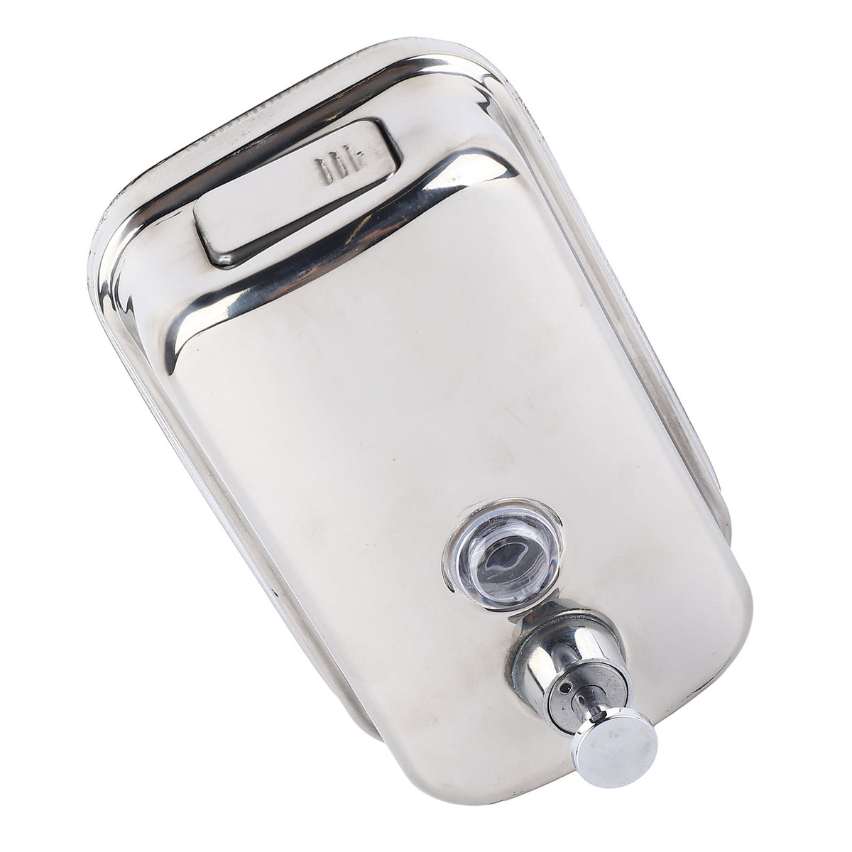 UsilkU Stainless Steel Wall Mounted Manual Soap Dispenser for Commercial & Hotel Restrooms, 16.9 oz / 500 ml