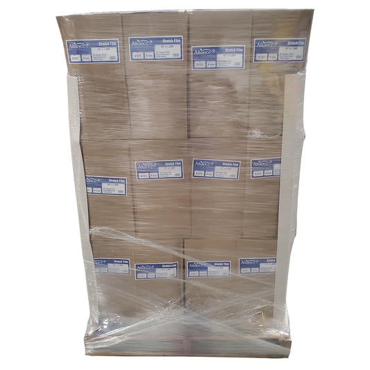 Alliance Stretch Film Hand Bundling - Clear, 18" x 1200ft, 60 Gauge, 48 Cartons - 192 Roll Pallet, Industrial Heavy Duty Shrink Wrap for Packing, Shipping, Pallet and Moving Supplies…