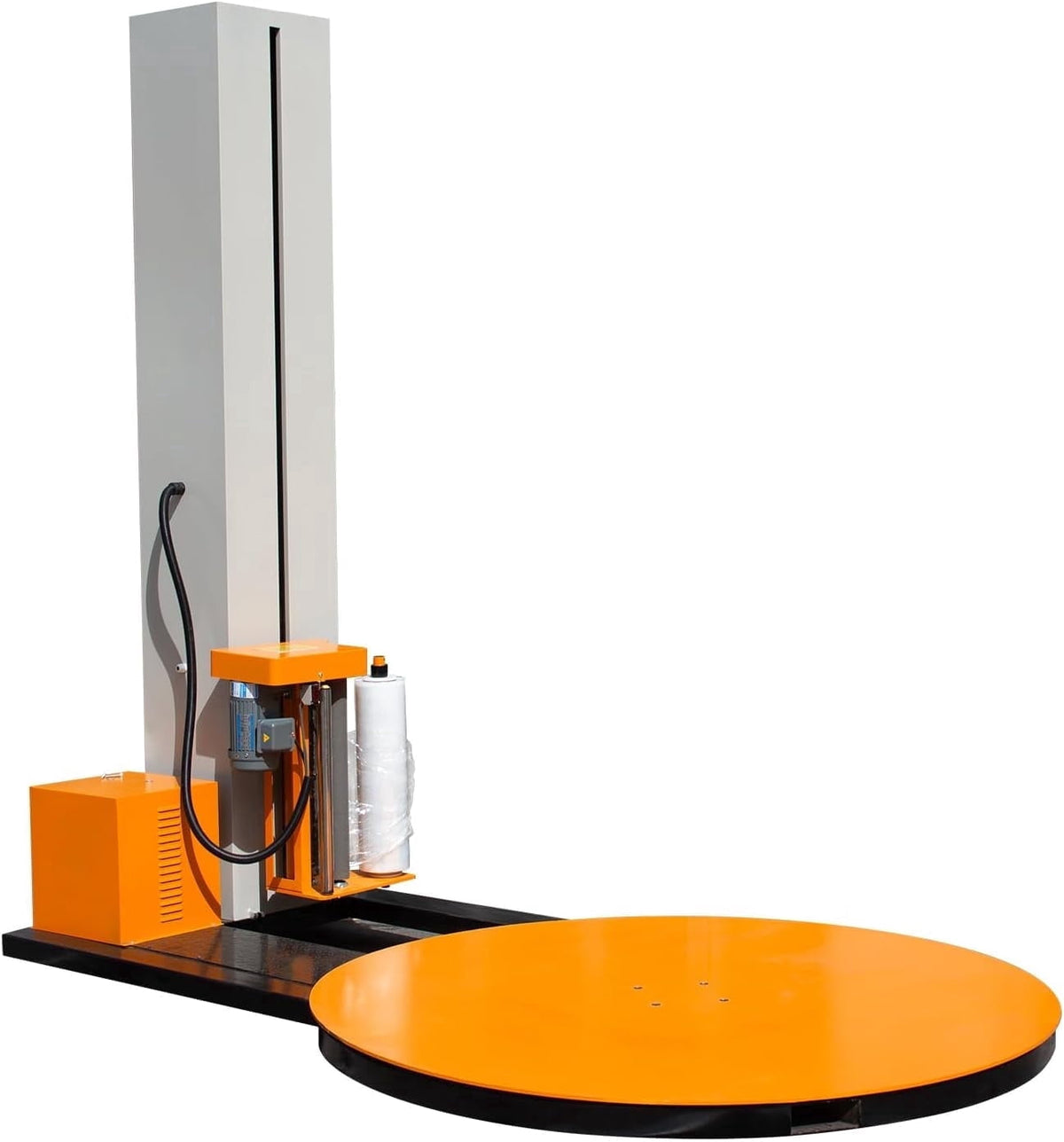 HPDMC Industrial Pallet Wrapping Machine - Heavy Duty Automatic Turntable Stretch Wrapper - 65 inch Diameter - 4400 Lbs Capacity - 110V