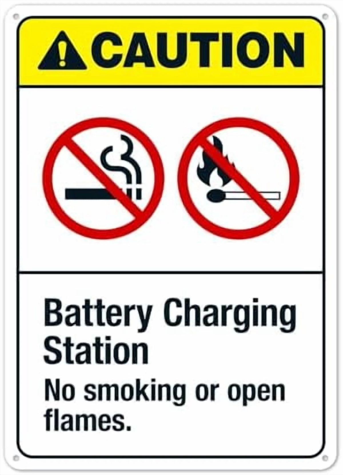 Forklift Area Look Both Ways Follow Pedestrian Walkways Sign, ANSI Caution Sign Facility Signs, Traffic Signs Metal Sign NO.28594 Metal Tin Sign 8x12 Inch