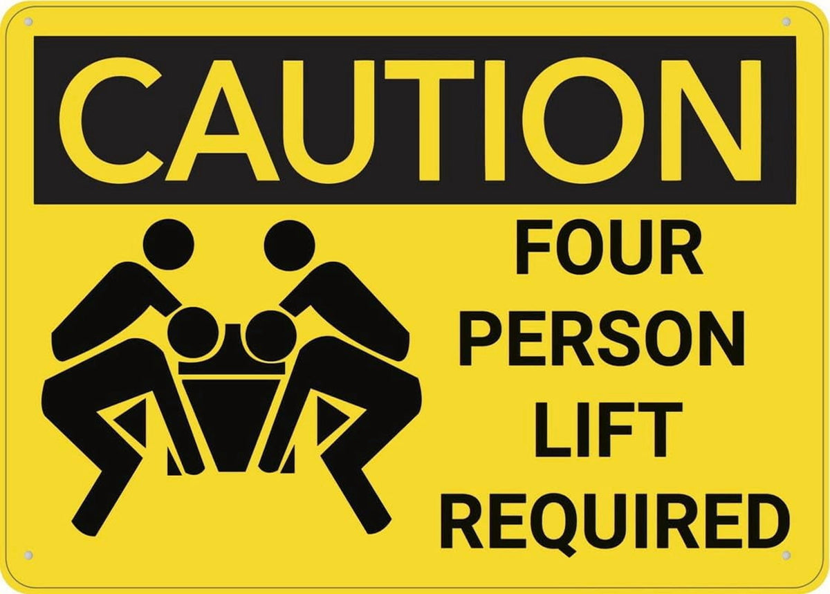 Caution Forklift Traffic Keep Clear With Graphic Sign Outdoor Signs Aluminum 12X8 Inch Uv Ink Printed For House And Business