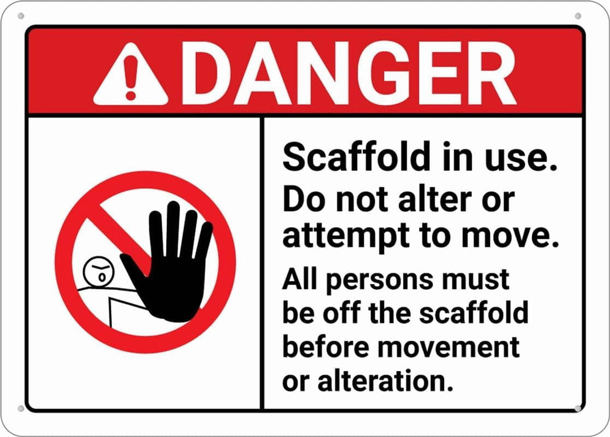 Caution Forklift Traffic Keep Clear With Graphic Sign Outdoor Signs Aluminum 12X8 Inch Uv Ink Printed For House And Business