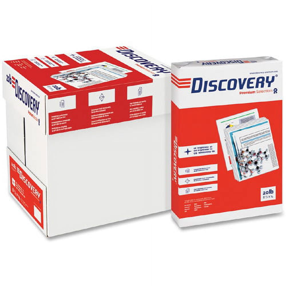 Discovery Premium Selection Laser, Inkjet Copy & Multipurpose Paper Legal - 8 1/2" x 14" - 20 lb Basis Weight - 5000 / Carton - White