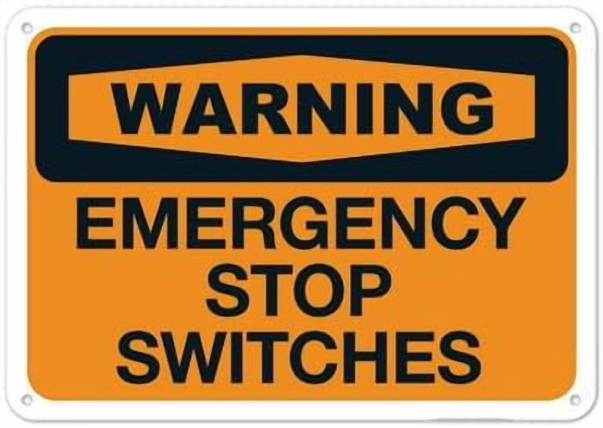 Forklift Area Look Both Ways Follow Pedestrian Walkways Sign, ANSI Caution Sign Facility Signs, Traffic Signs Metal Sign NO.28594 Metal Tin Sign 8x12 Inch
