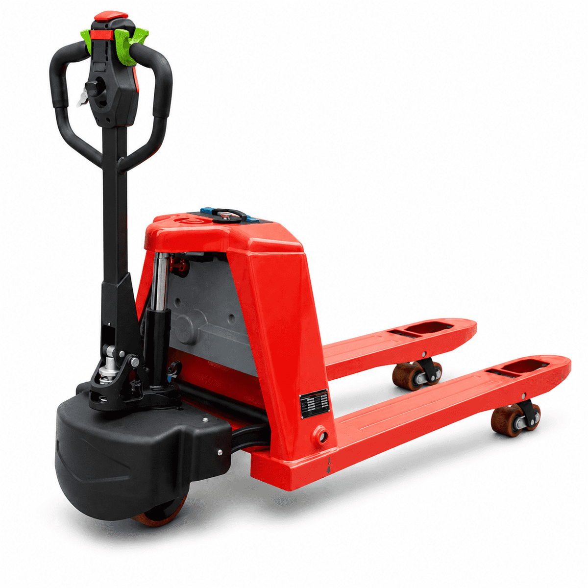 HPDMC Li-Ion Electric Pallet Truck, 3306 lbs Capacity Electric Pallet Jack with 48" Forks, Ergonomic Control Handle, PU Load Wheels, Easy-Access Charging Port for Warehouse Use