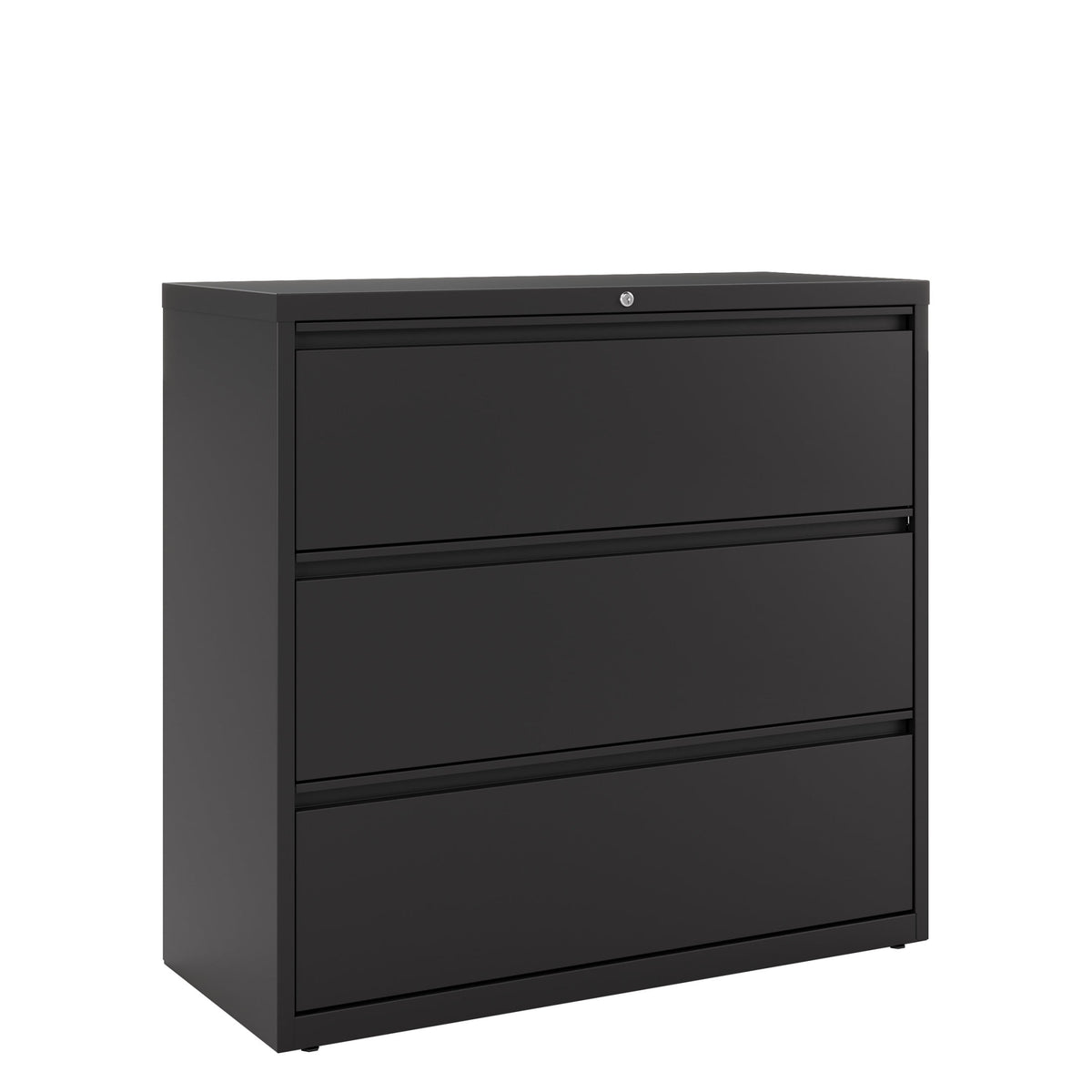 Hirsh 42 inch Wide 3 Drawer Metal Lateral File Cabinet for Home and Office, Holds Letter, Legal and A4 Hanging Folders, Gray