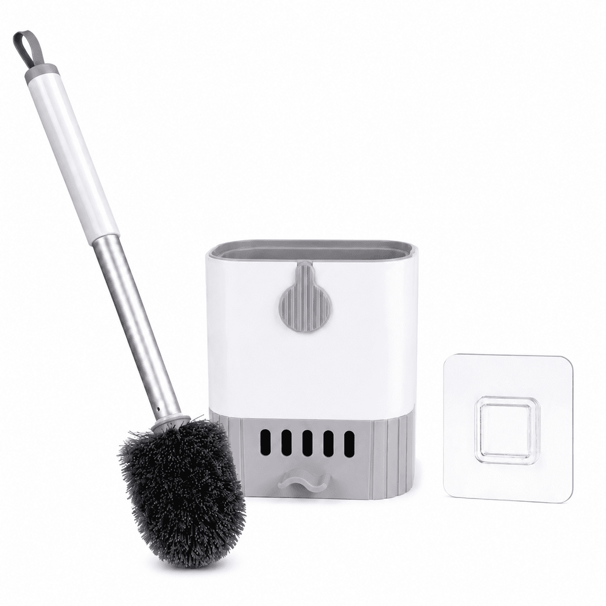 ITTAHO 2-in-1 Toilet Plunger & Toilet Bowl Brush Set, Bathroom Cleaning Tool with Holder