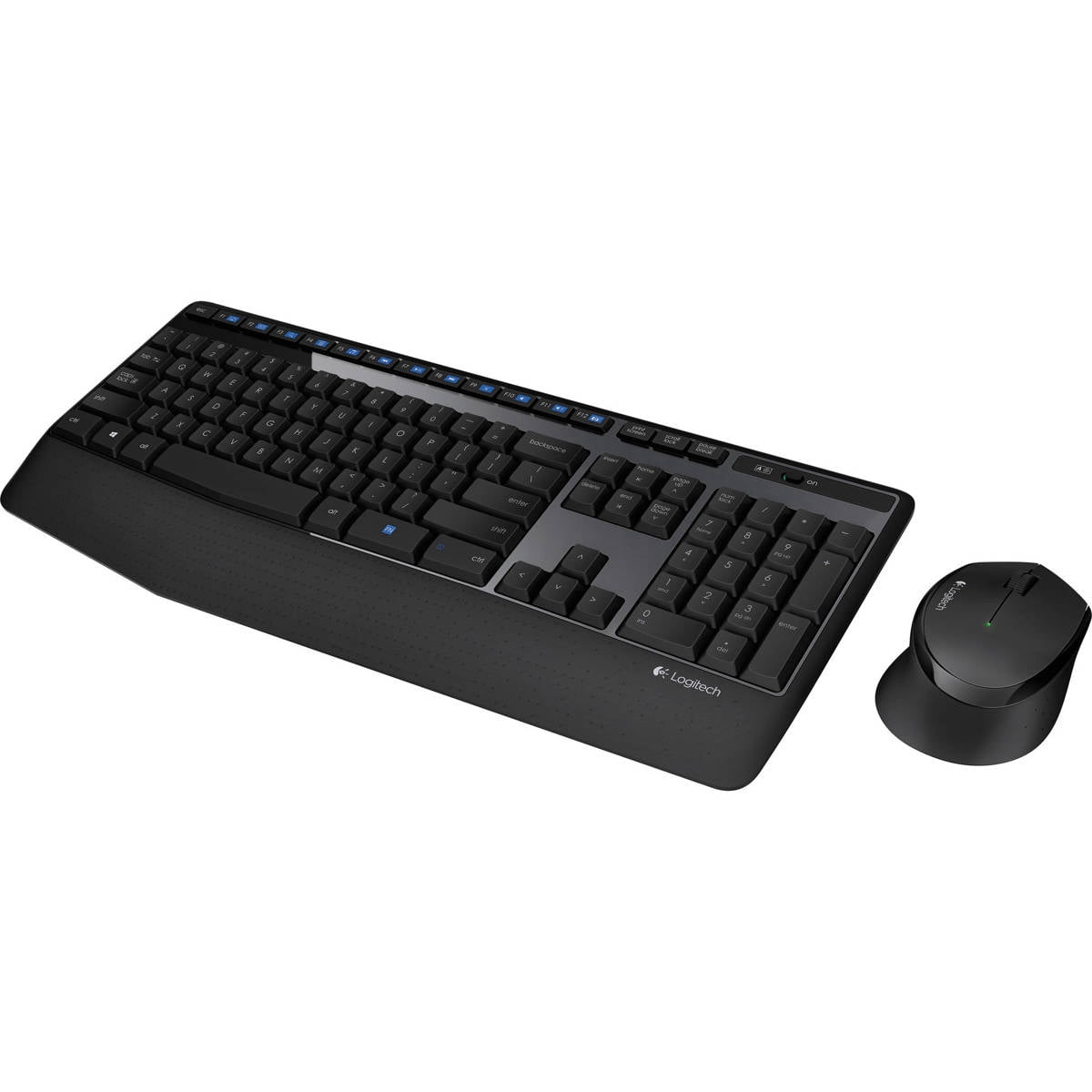 Logitech MK345 Wireless Combo with Full-Size Keyboard and Right-Handed Mouse -