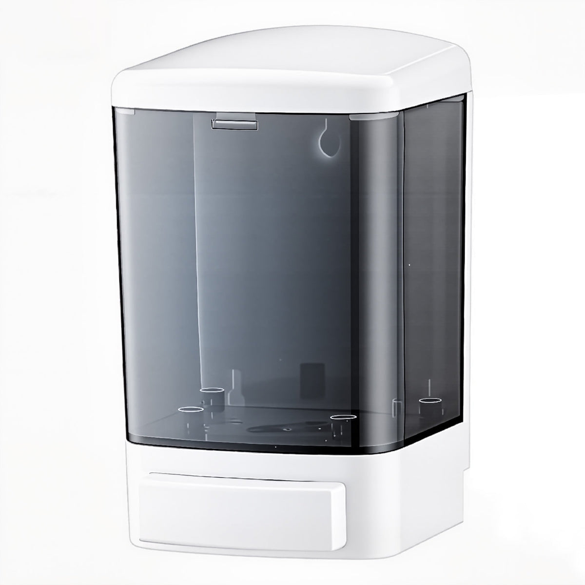 Manual Soap Dispenser Kitchen Bathroom Wall Mounted Commercial Soap Dispenser for Liquid Containers Shampoo Gel Chamber Plastic - (33.8 oz) 1000ml