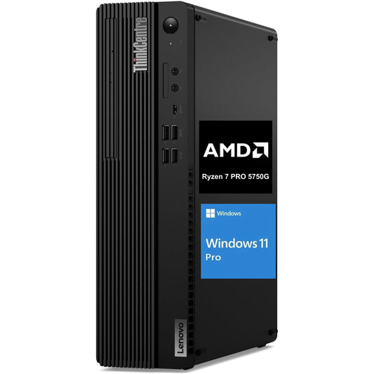 Newest Lenovo ThinkCentre M75s Gen 2 11R8004GUS Desktop Computer ,AMD Ryzen 7 PRO 5750G,32 GB RAM 2 TB SSD, Small Form Factor, Black