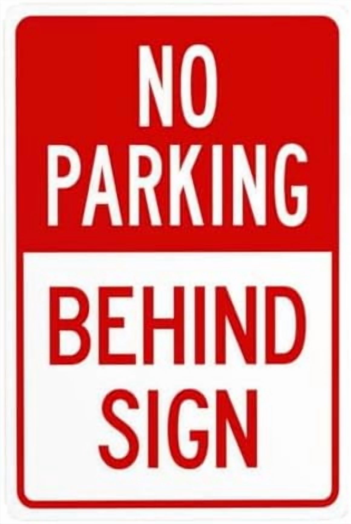 No Parking Fire Lane Authorized Personnel Only Metal Warning Signs, Cautions Tin Sign, Posted Signs for Street Business Wall Decor 8 x 12 Inch