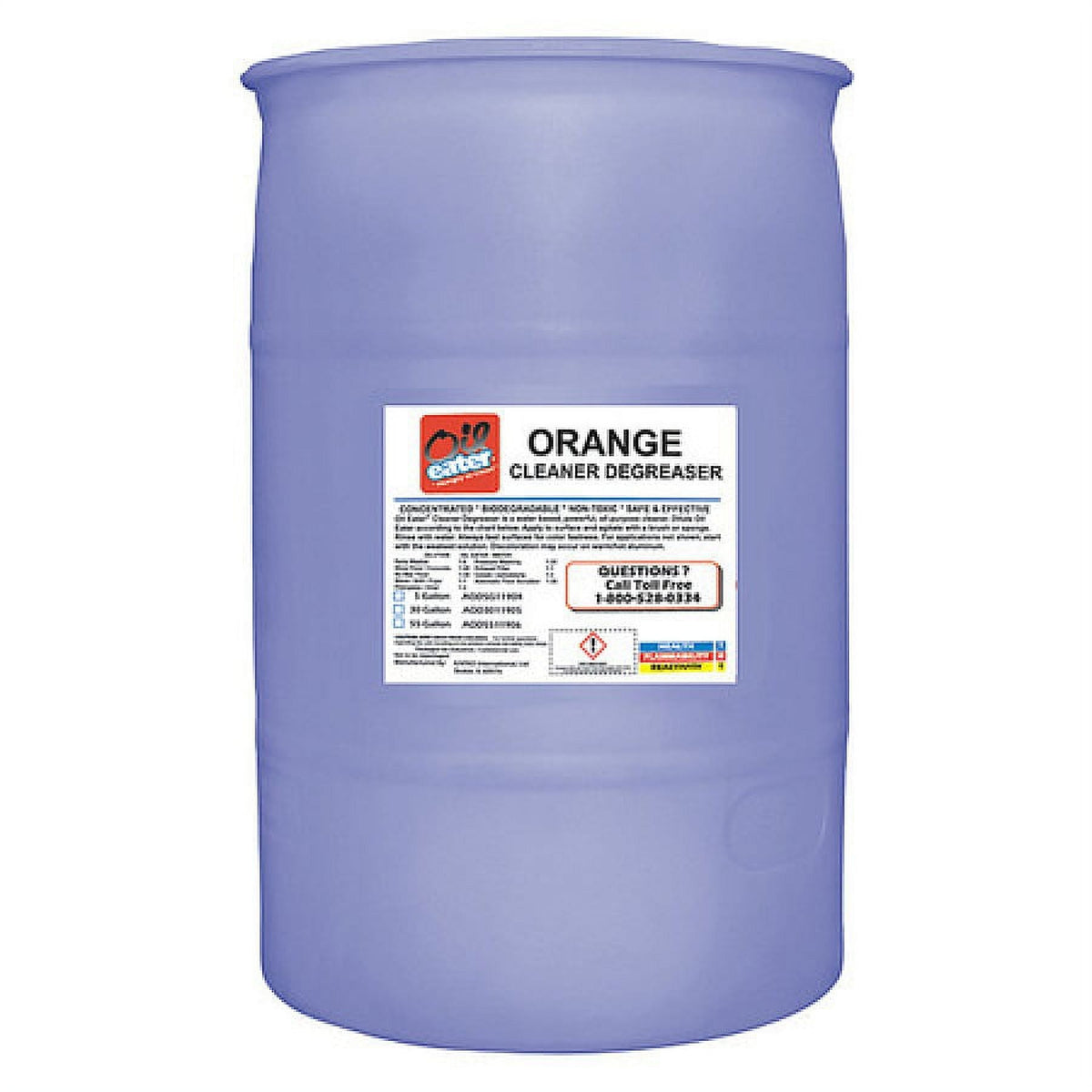 Oil Eater Orange Cleaner Degreaser- 55 Gallon Drum