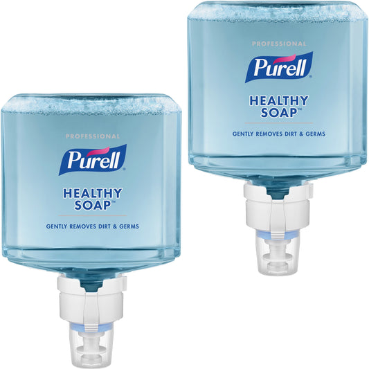 PURELL®, GOJ777702, ES8 Professional Fresh Scent Foam HEALTHY SOAP, 2 / Carton, Blue, 40.6 fl oz (1200 mL)