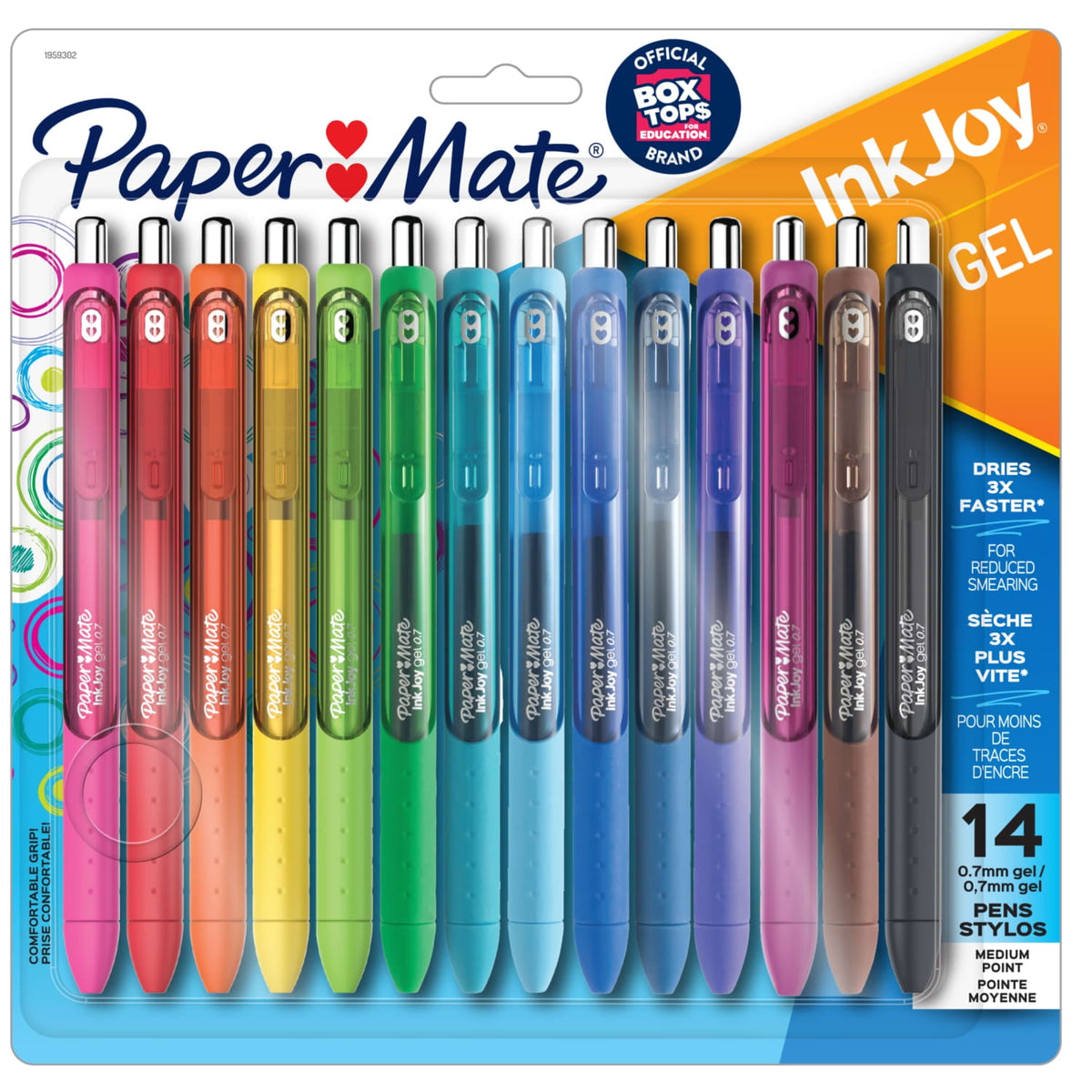 Paper Mate InkJoy Pens, Gel Pens, Medium Point (0.7mm), Assorted, 20 Count