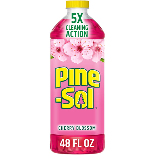 Pine-Sol Multi-Surface Cleaner, Cherry Blossom, 48 Fluid Ounces
