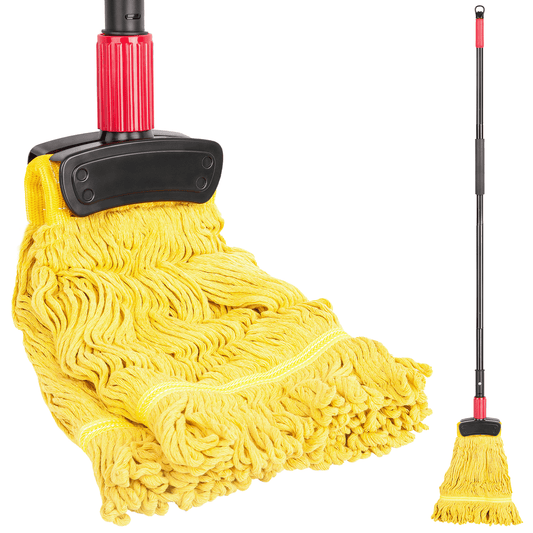 SUGARDAY Commercial Mop for floors Looped-End String Wet Heavy Duty Industrial Wet Mop