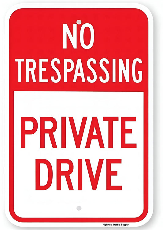 Safety Sign 8x12 Danger Sign No Trespassing Private Drive Sign Wall Art Warning Caution Tin Signs Metal Road Yard Decor