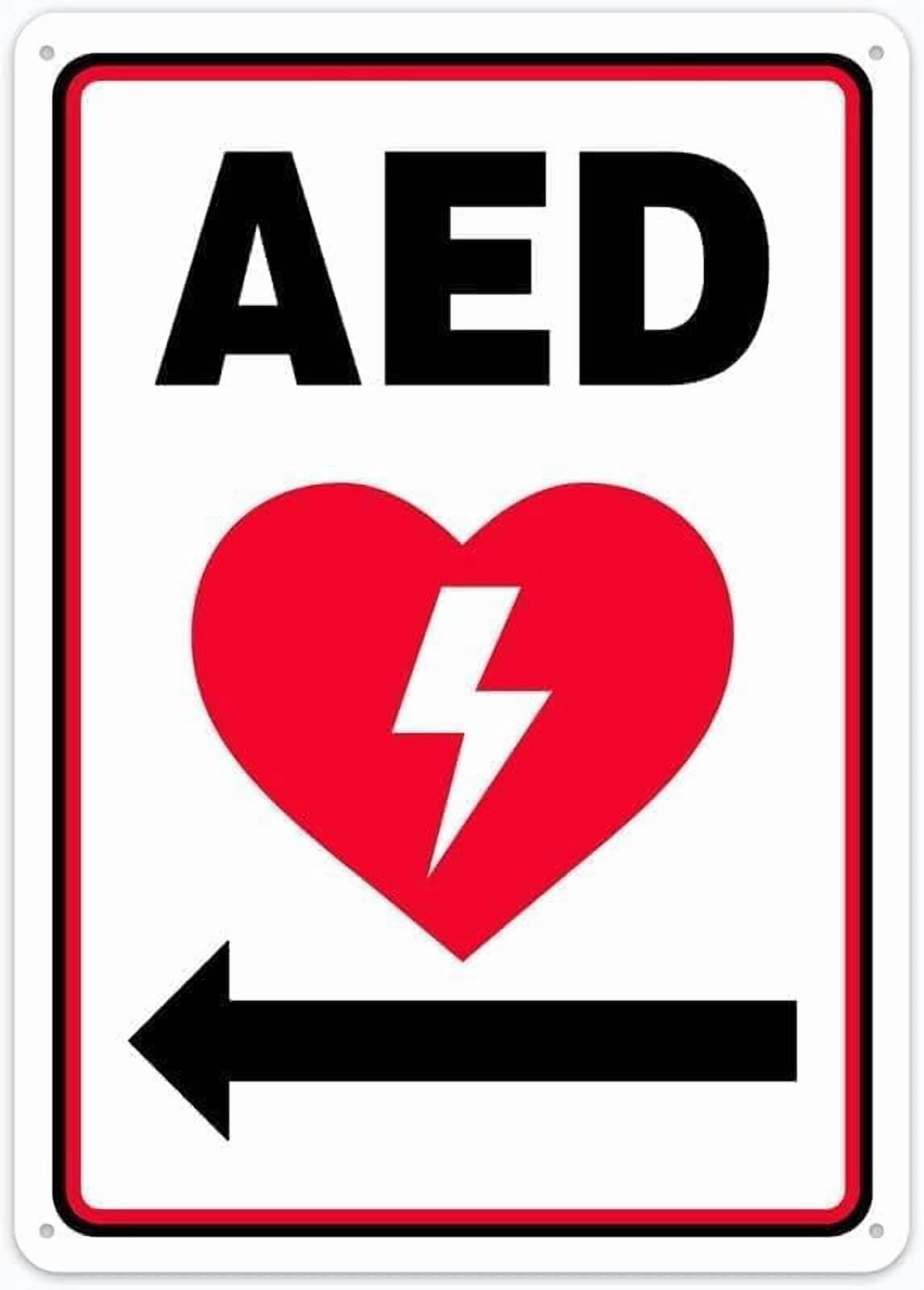 Safety Shower and Eyewash Station Safety Sign, First Aid Plaque for Work Areas, Emergency Equipment Location Sign, 8x12 Inch