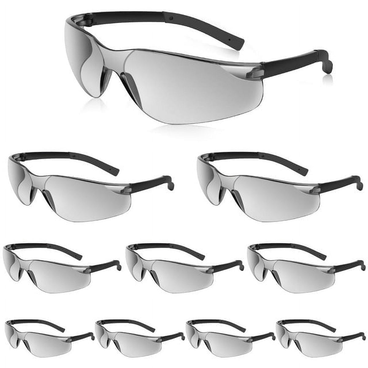 Salfboy 30 Packs Safety Glasses ANSI Z87.1 Safety Glasses Bulk with Scratch Resistant Glasses for Women Men Work Construction Science Lab Shooting