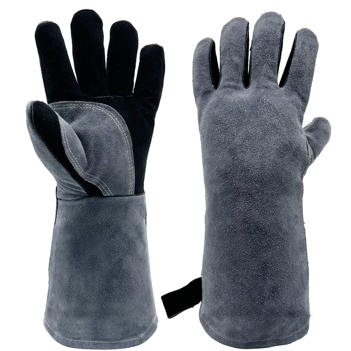 SorenCut Welding Gloves for Men 932°F Fireproof Thermal Wear-Resistant 13 Inch XL for MIG Oven Grill Fireplace