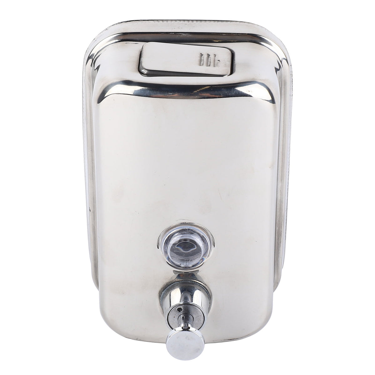 UsilkU Stainless Steel Wall Mounted Manual Soap Dispenser for Commercial & Hotel Restrooms, 16.9 oz / 500 ml