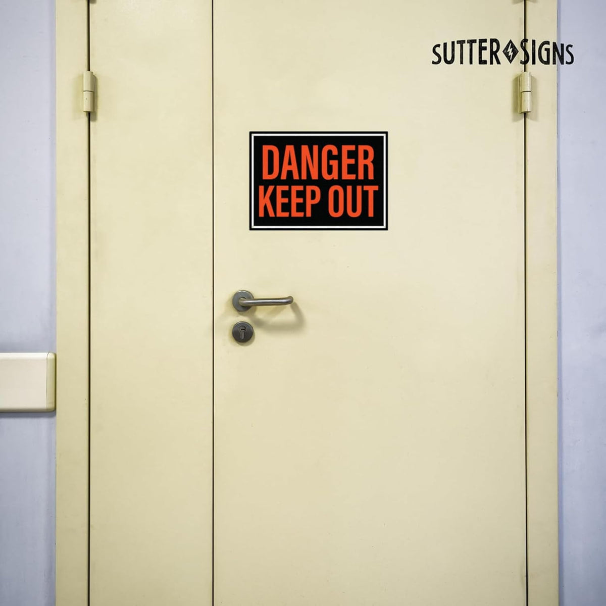 Danger Keep Out Sign | Private Property No Trespassing Keep Out Sign, 10x14 Inch Rust-free Aluminum