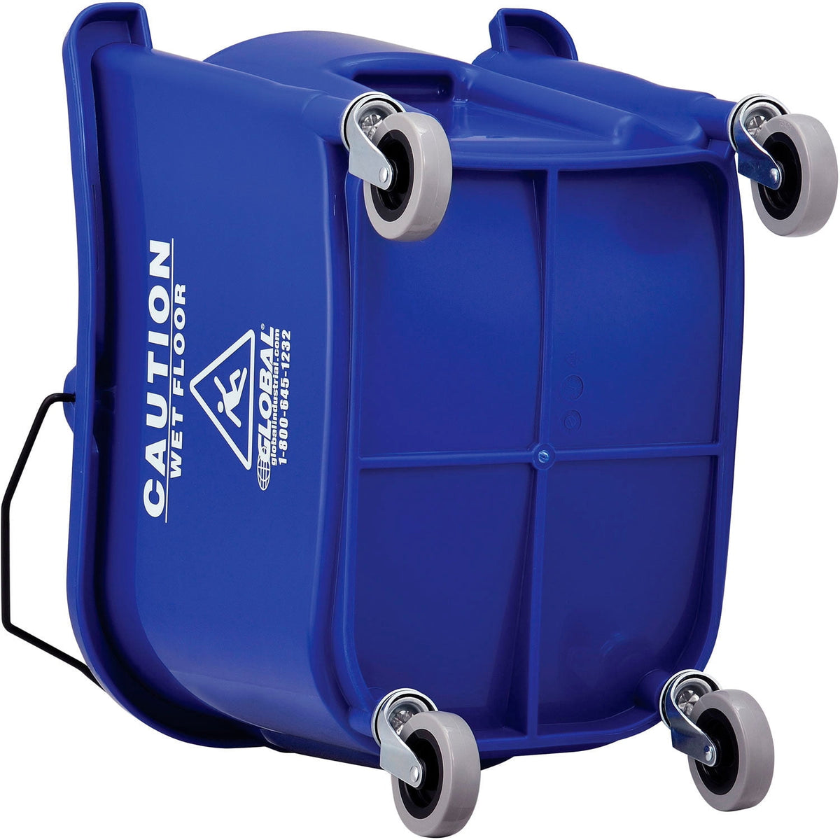 Global Industrial Mop Bucket And Wringer Combo 38 Qt. Side Press Blue