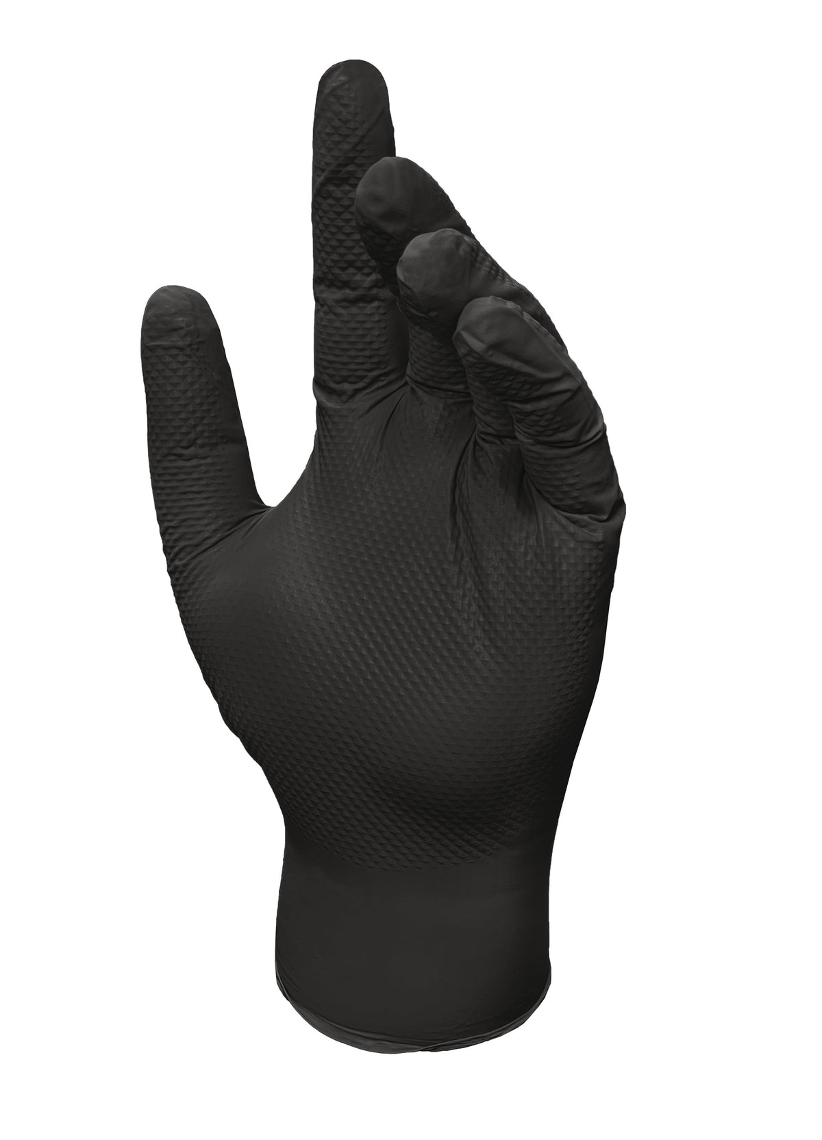 Grease Monkey Nitrile Disposable Gloves, Latex Free, Touchscreen, Black, Large, 50 Pack