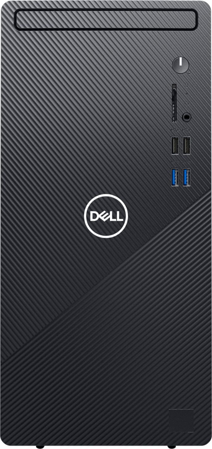 Dell Inspiron 3000 3880 Desktop Computer 10th Gen Intel Quad-Core i3-10100 8GB DDR4 256GB SSD Integrated Intel UHD Graphics 630 DVD-RW HDMI WiFi Bluetooth Win10 Black