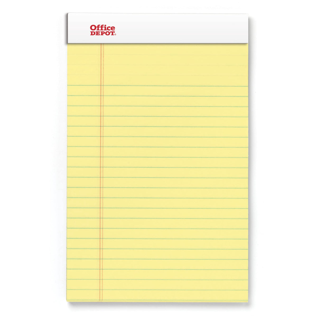 TOPS The Legal Pad Writing Pads, Jr. Legal Rule, 5 x 8, 50 Sheets, Canary, 12 Pack